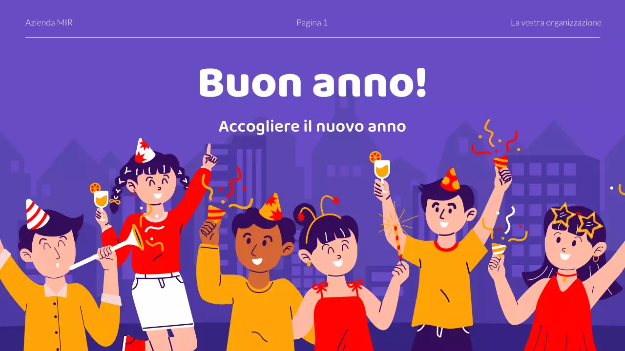 Presentazione del nuovo anno