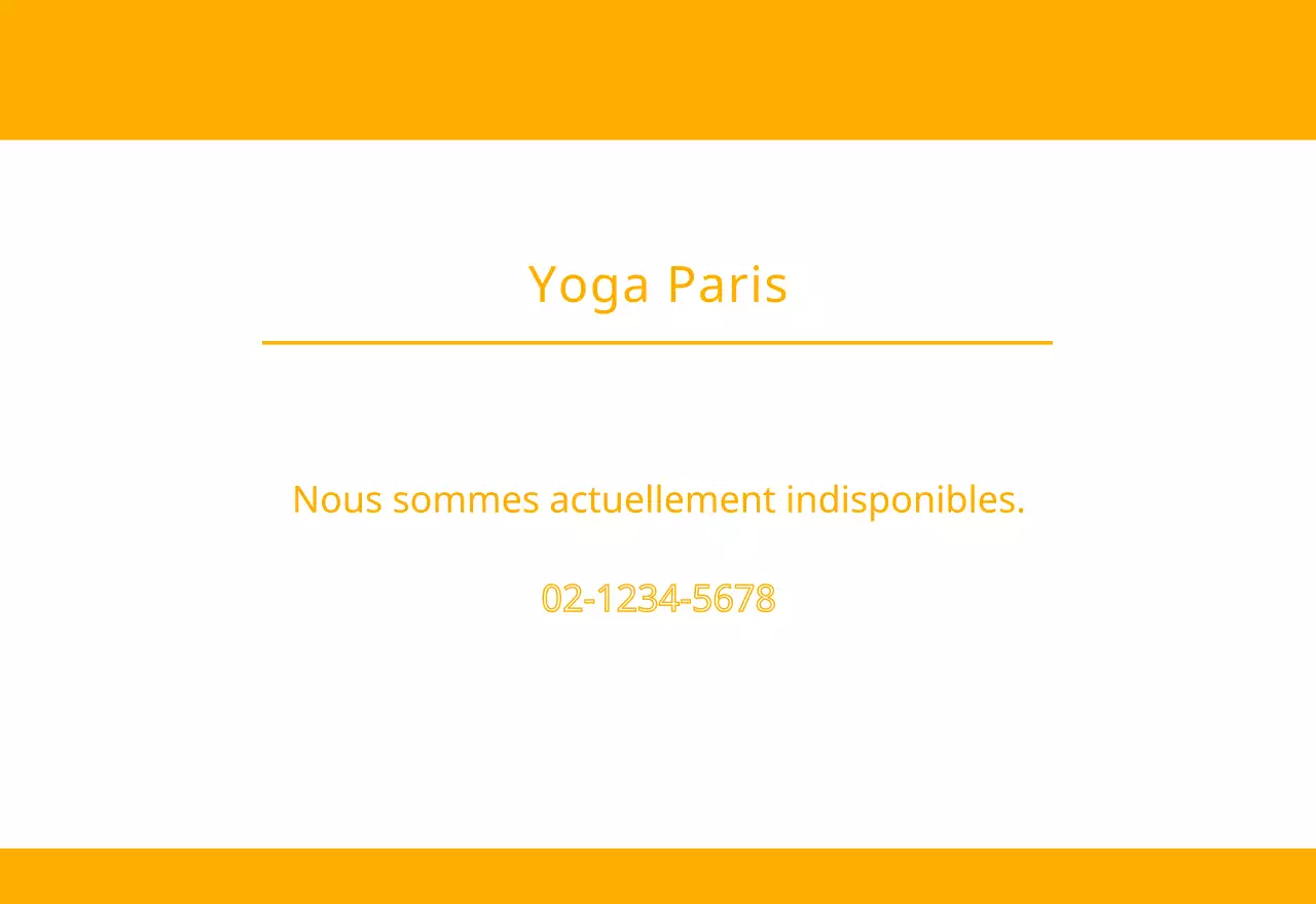 Calendriers orange à distribuer lors de la promotion de votre studio de yoga