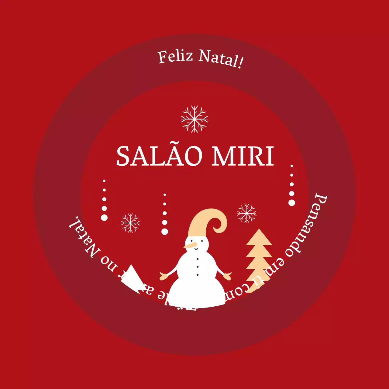 Etiquetas de Natal ilustradas vermelhas para prendas