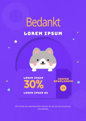 Bedankt voor het terugkomen!