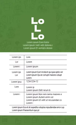 Scritte verdi evidenziate Tè verde fresco