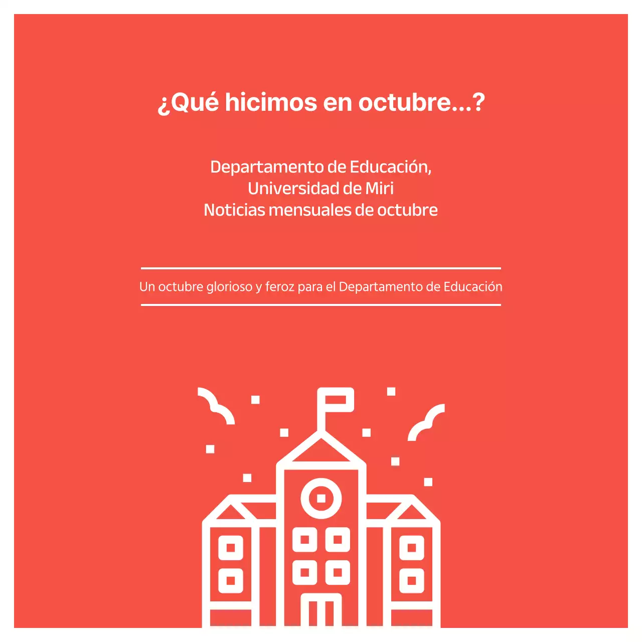 Noticias mensuales del Departamento Red's Simple University