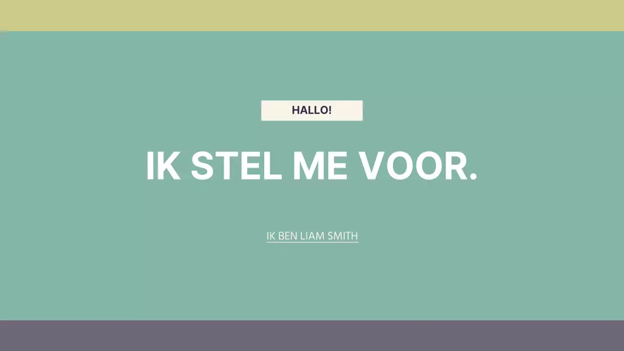 Inleidende presentatie