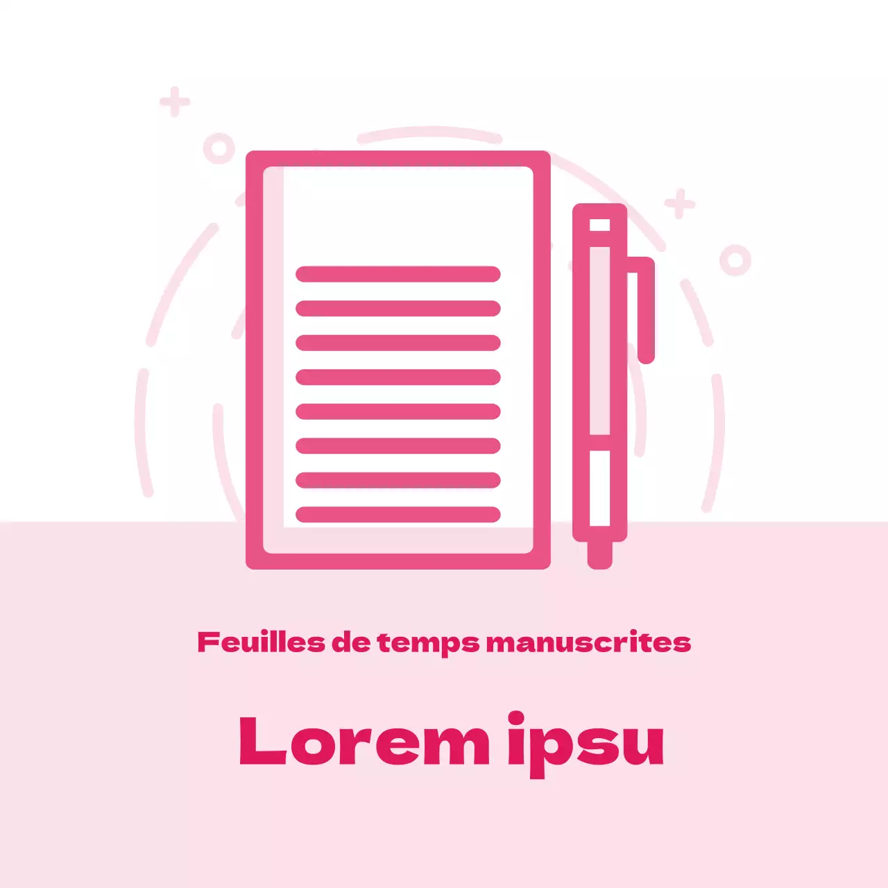 Étiquettes de signature pour le coronavirus avec illustrations roses