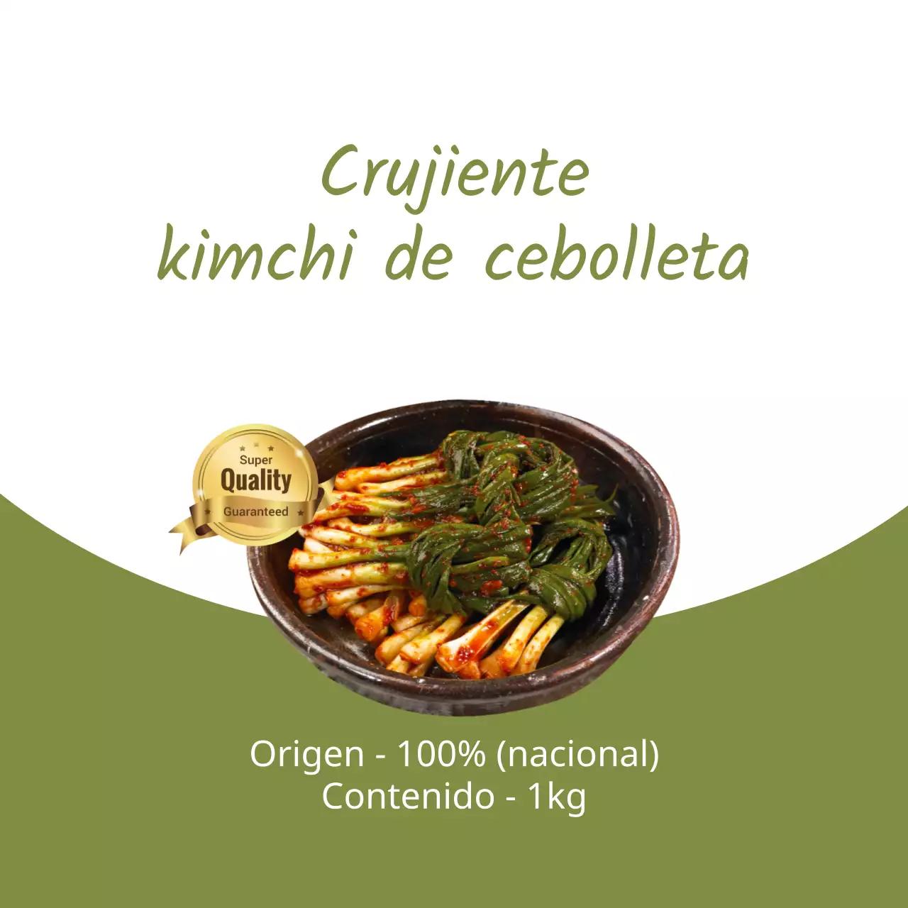 Kimchi de cebolleta