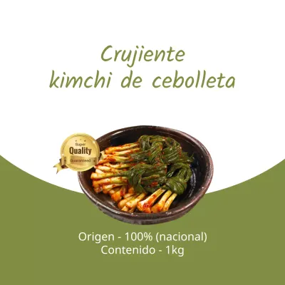 Kimchi de cebolleta