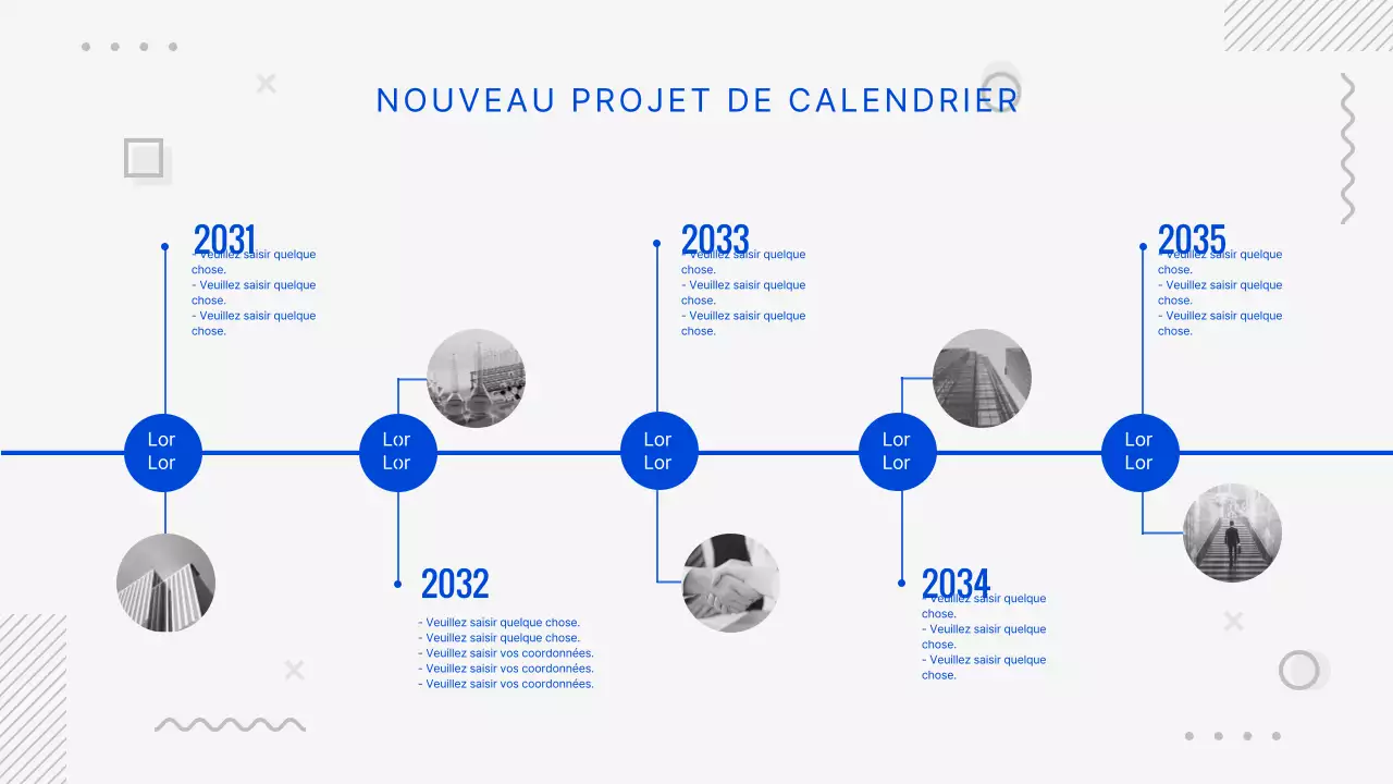 Grey Blue Timeline Project Infographic Company History NEW TIMELINE PROJECT