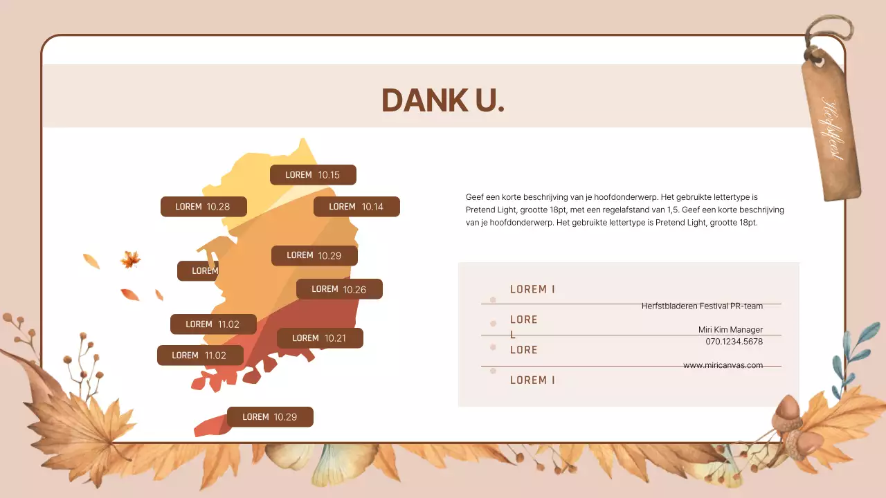 Jouw gids voor oranje, natuurlijke herfstevenementen