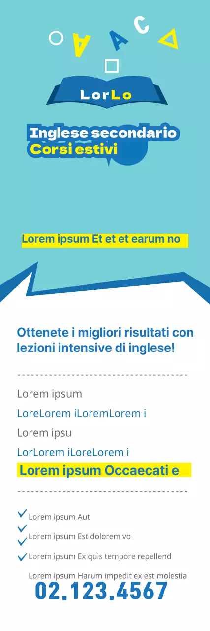 Scuola estiva di inglese secondaria