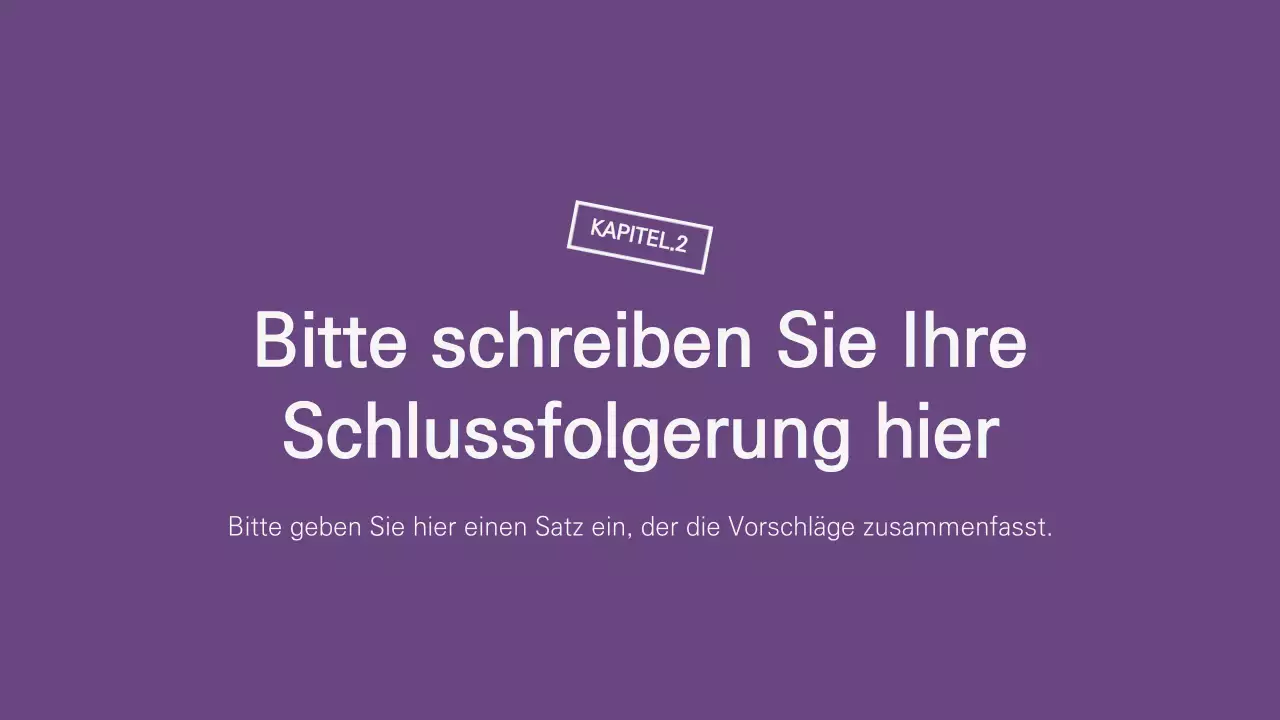 Sauberere Präsentationen