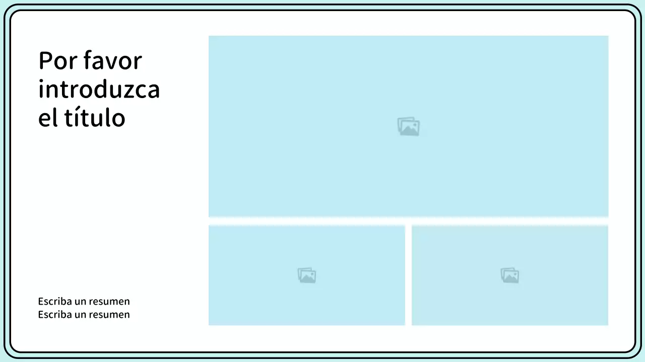 Resalte las palabras clave con un estilo de línea simple en amarillo y menta