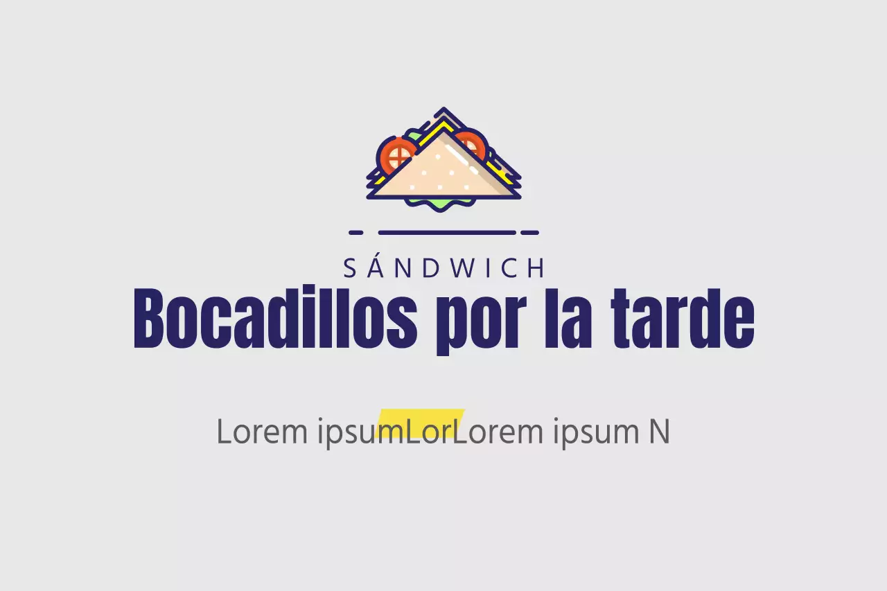 Bocadillos por la tarde