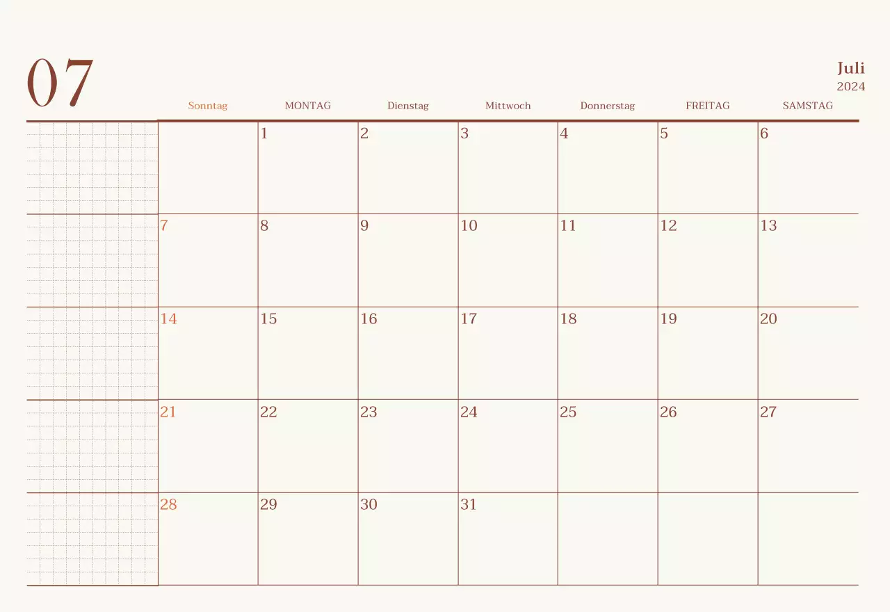 Emotionales Cafe-Fotolayout in Beige und Braun