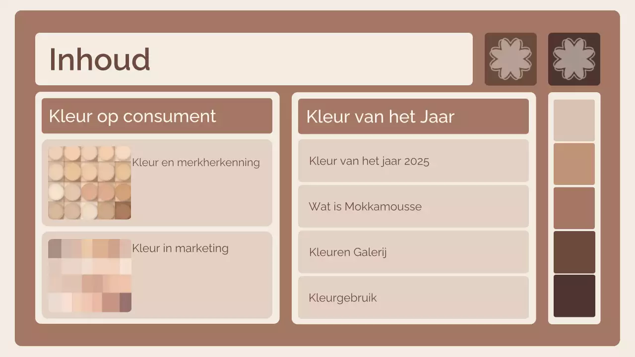 Mokka Mousse Kleur Trendrapport