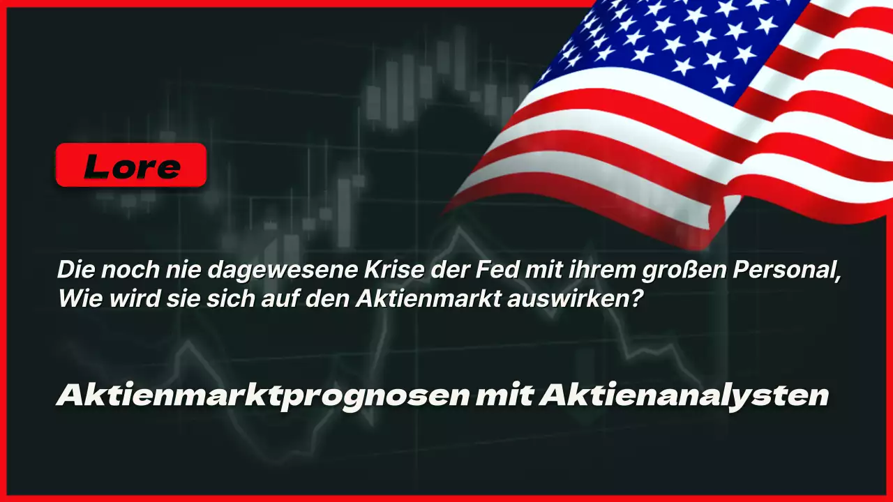 Professionelles Video zur Wirtschaftsanalyse in Rot und Schwarz mit einem seriösen Konzept