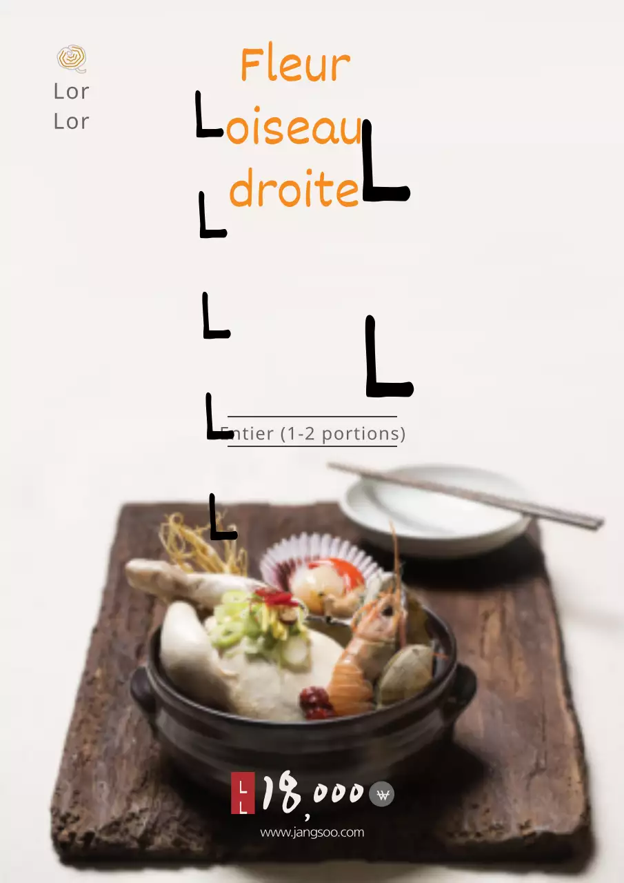 Promouvoir des menus de sushi bento à prix réduit