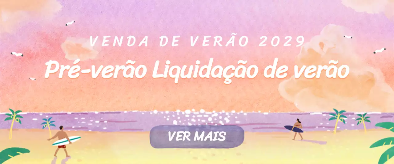 Venda de verão de ilustrações sentimentais a aguarela em cor-de-rosa e roxo