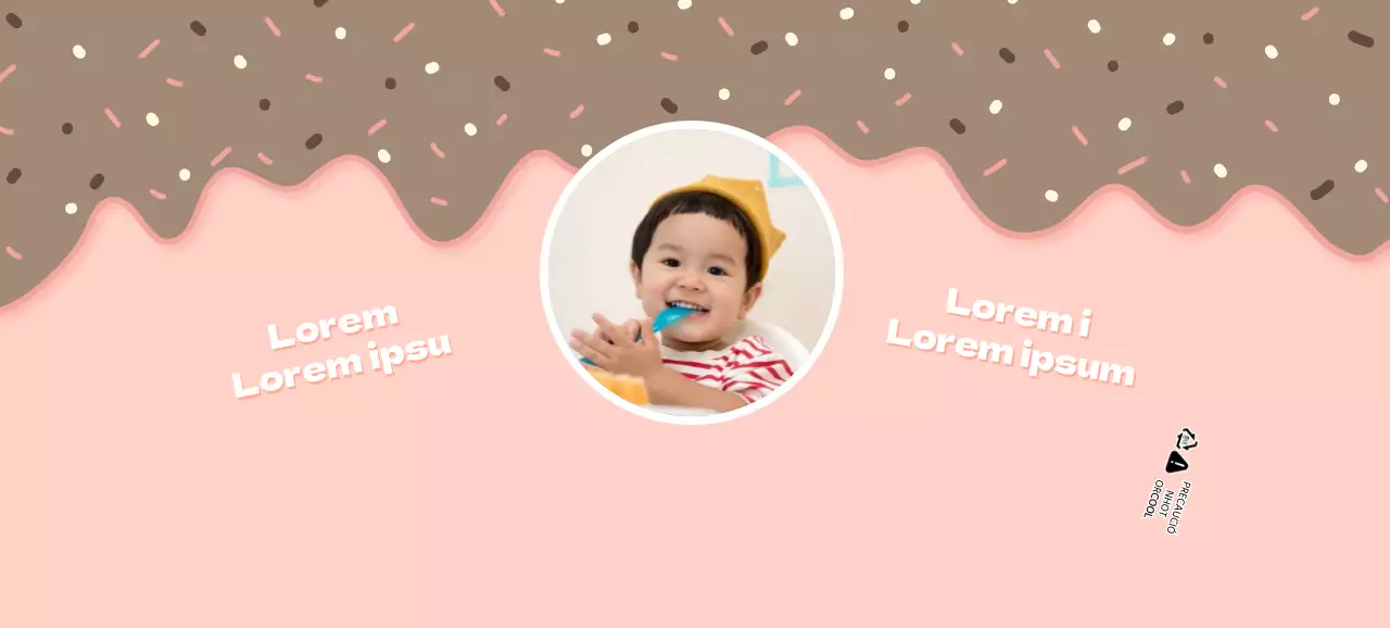 Vasos de papel de helado rosa Happy Birthday