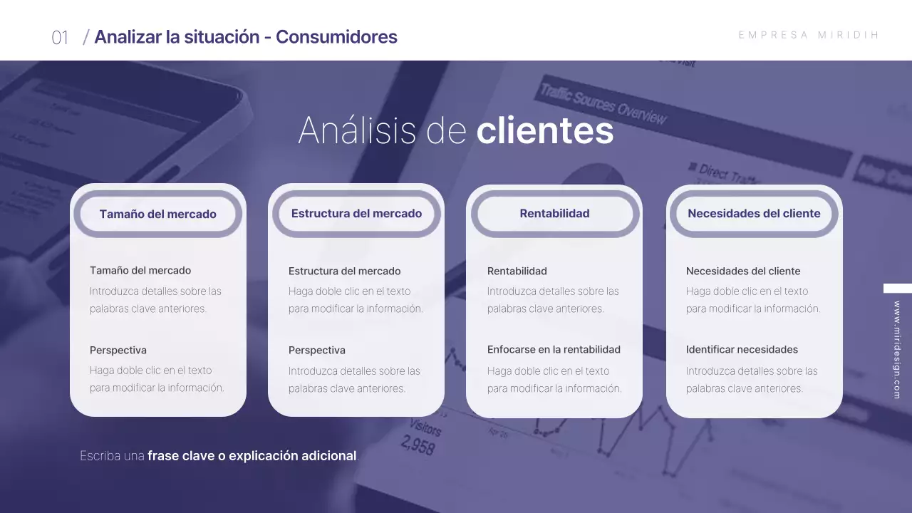 Plantilla de resumen creativo de tema morado
