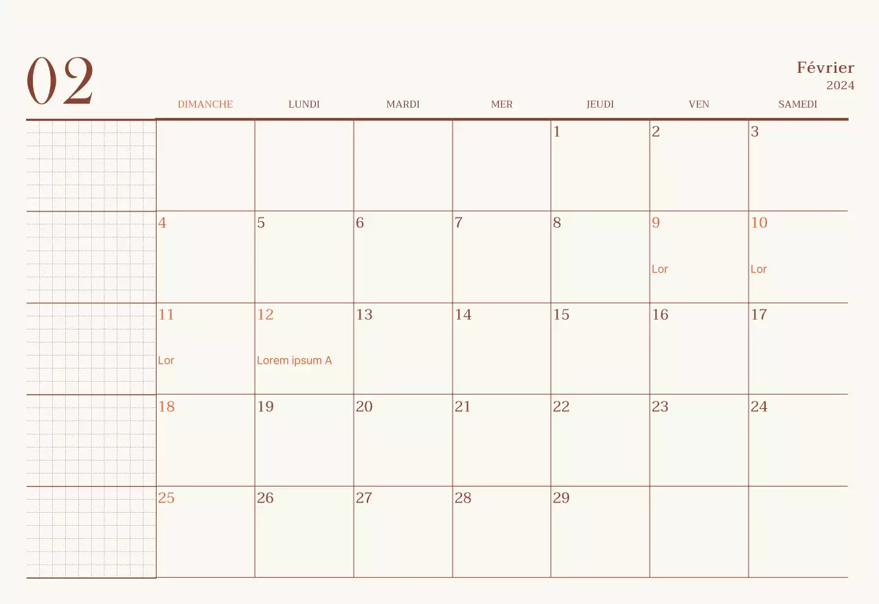 Mise en page de photos de cafés émotionnels en beige et marron