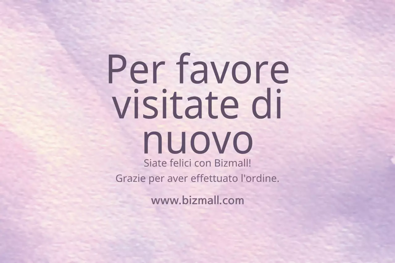 Vi invitiamo a visitarci di nuovo