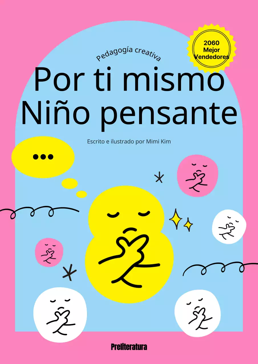 Una sencilla portada rosa y azul claro para Cómo entrenar a tu hijo