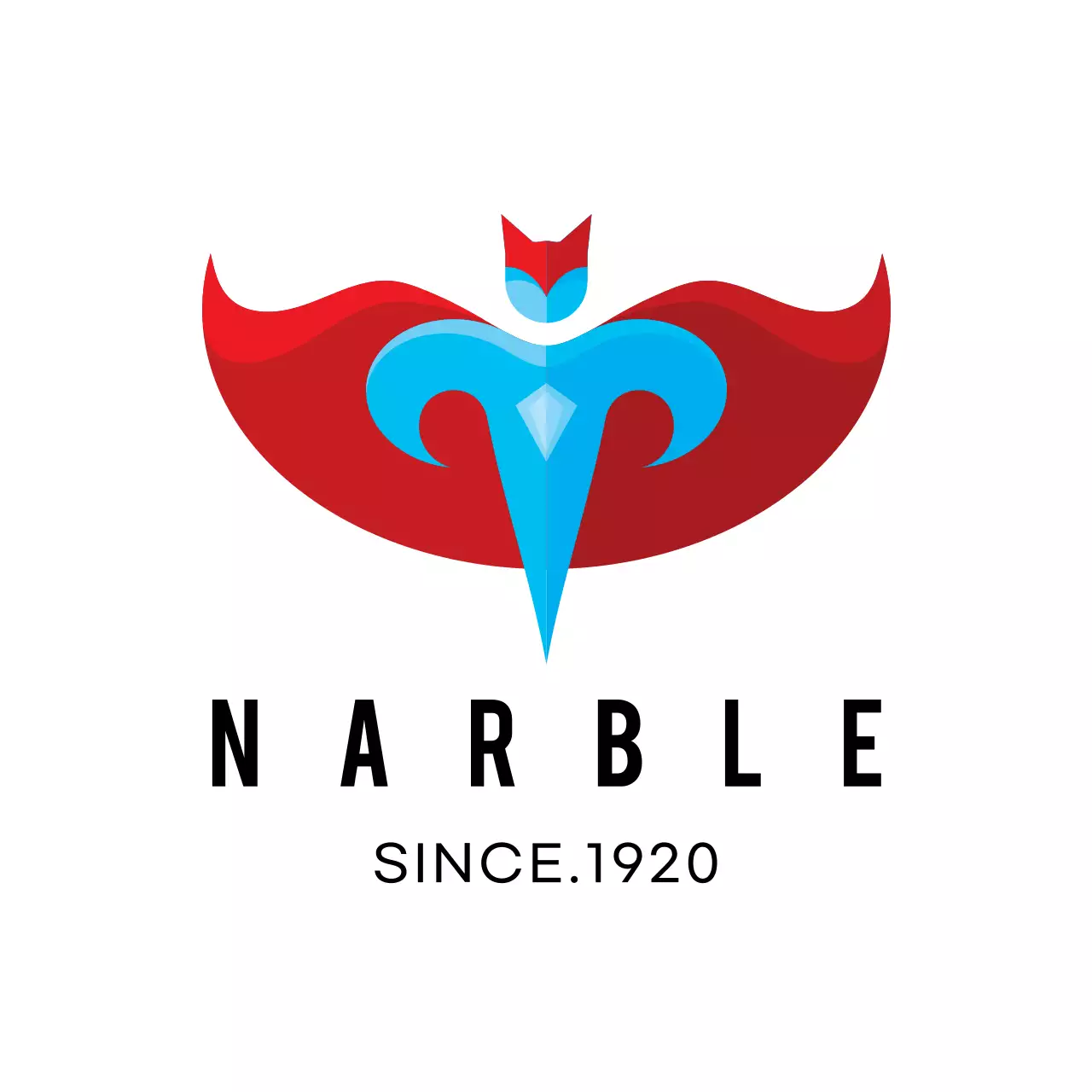 赤 モダン 会社案内 ロゴ