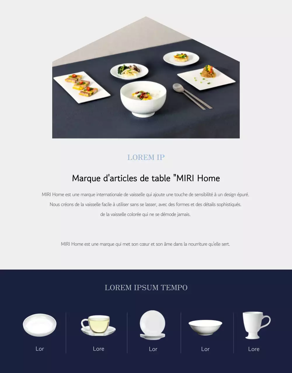 Un événement en céramique pour les jeunes mariés avec une cuisine marine et naturelle.