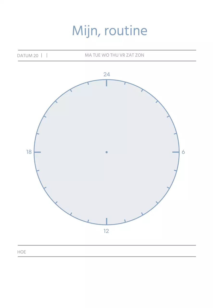 Blauwe vormen eenvoudig plan