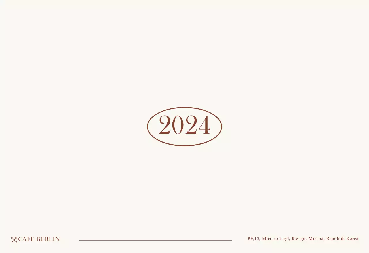 Emotionales Cafe-Fotolayout in Beige und Braun