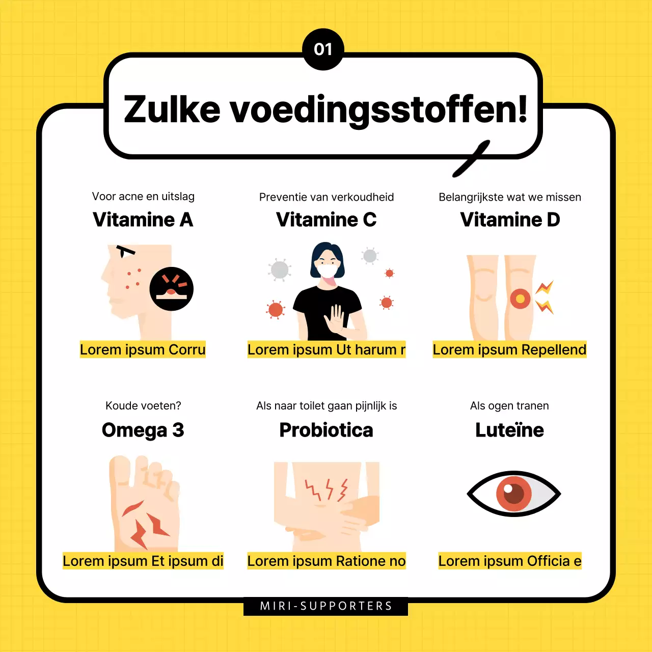 Uitleg van de schattige geel met zwarte supportersvoeding