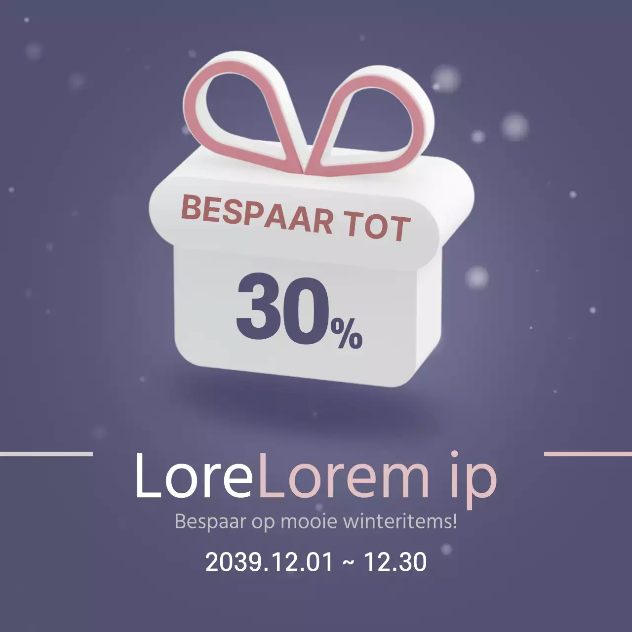 Speciale winteruitverkoop