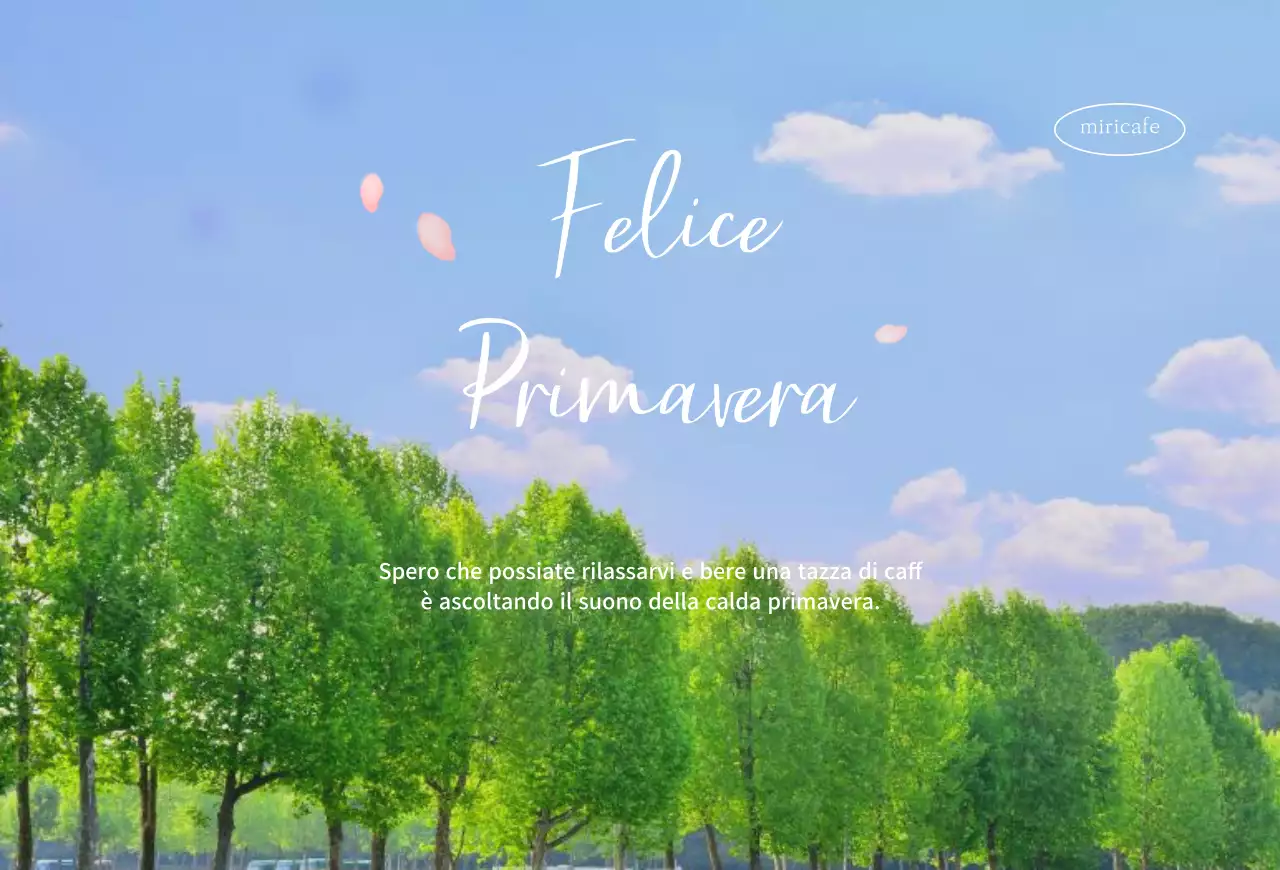 Concetto di sfondo caldo per la calligrafia di primavera