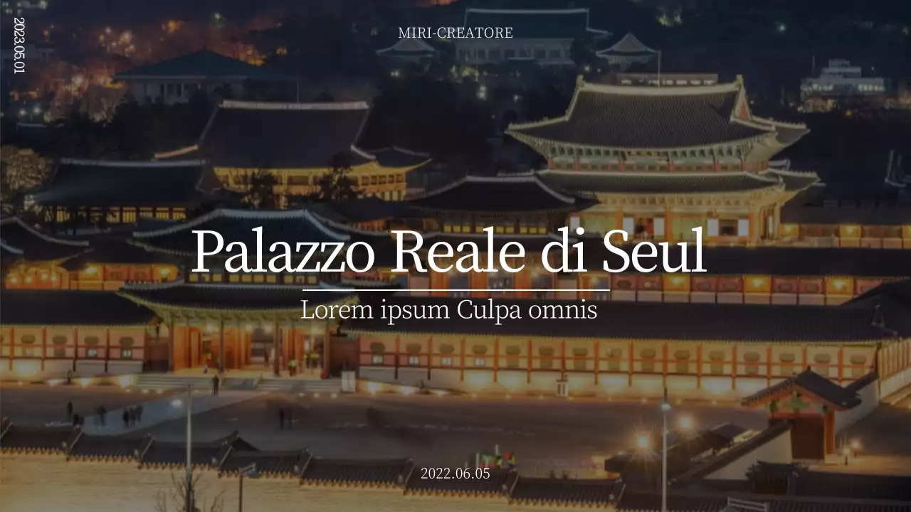 Miniature su YouTube dei punti migliori per vedere il Palazzo Imperiale di notte