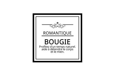 Bougie ROMANTIQUE