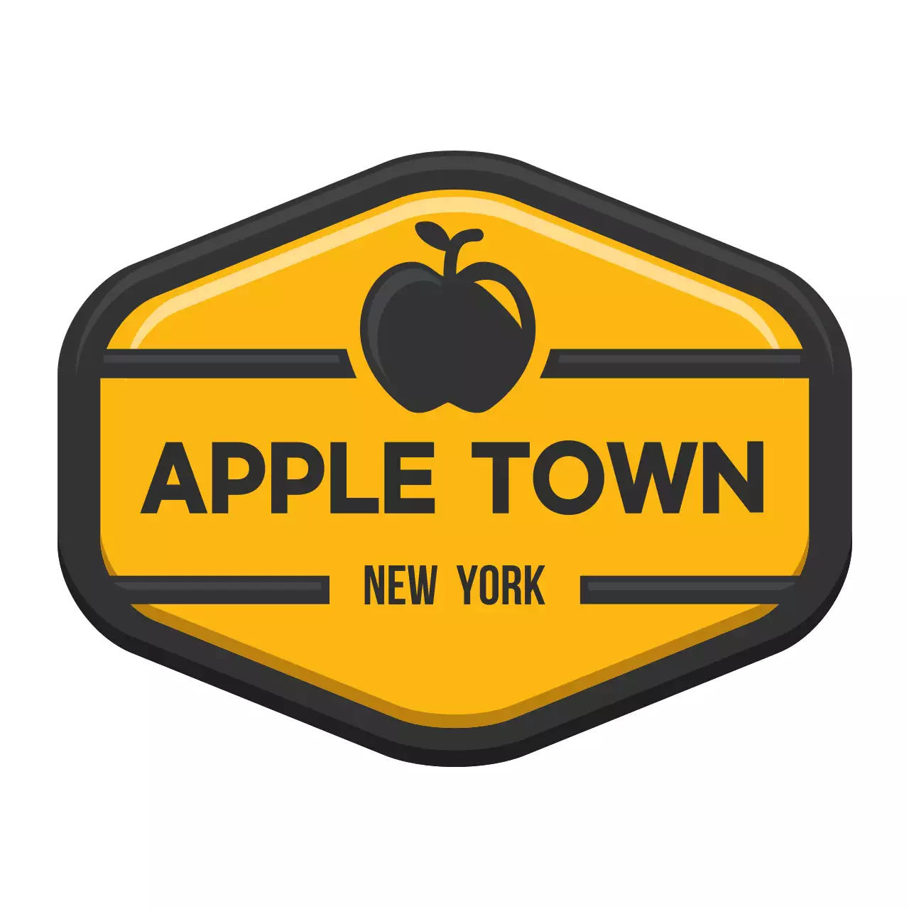 黄色 シンプル 看板 ロゴ