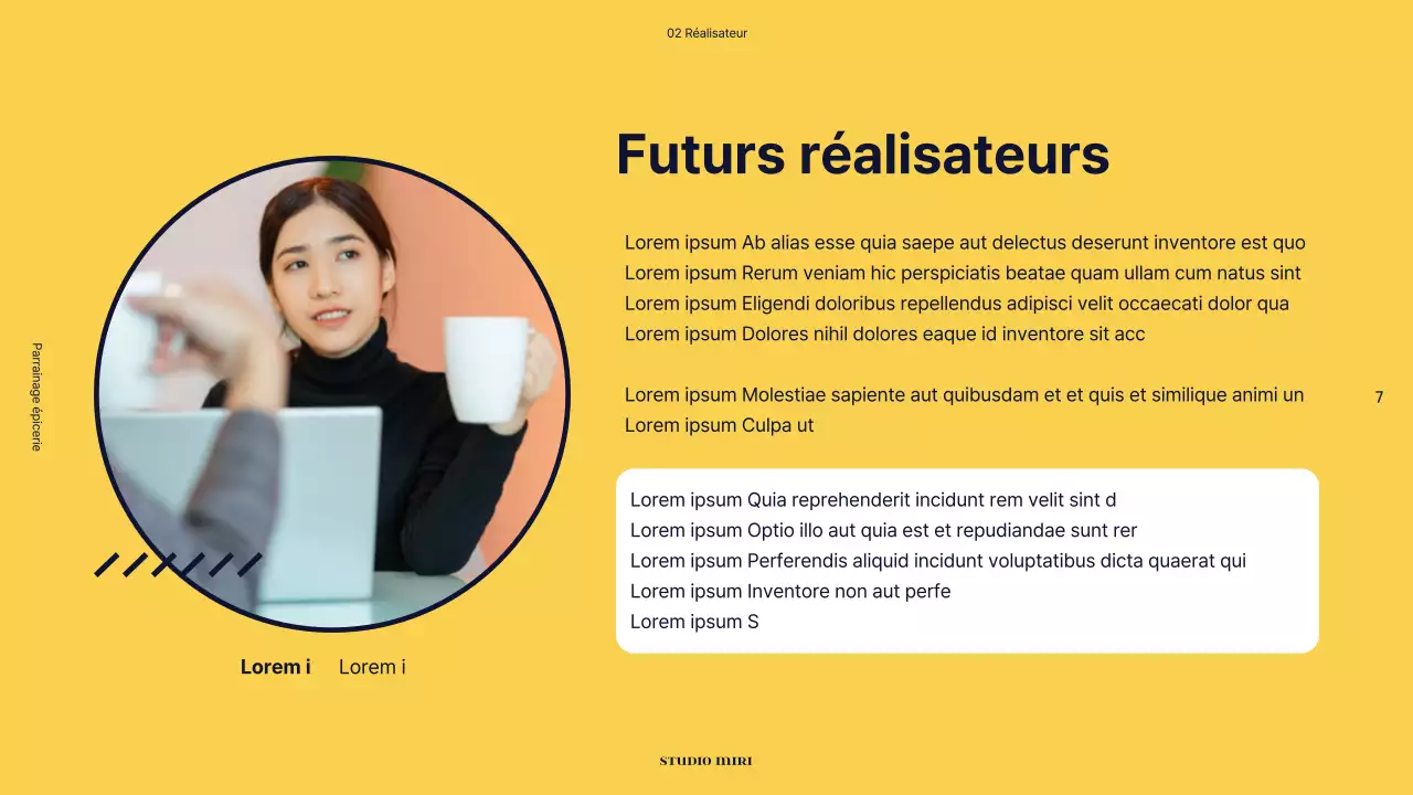 Une proposition de parrainage publicitaire pour un film haut en couleurs