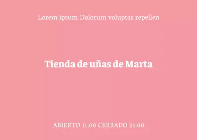 Tienda de uñas_Póster de garaje