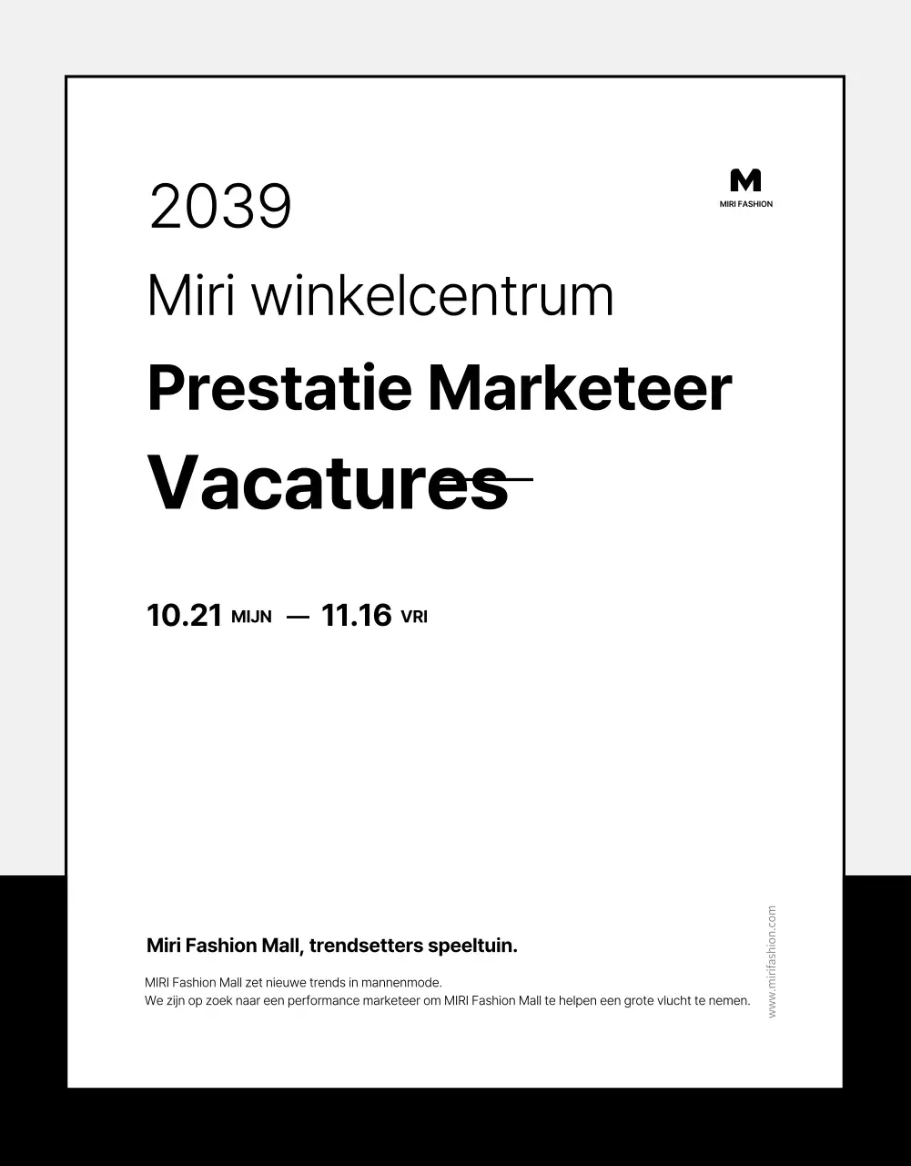  Basis zwart-wit marketeer vacatures