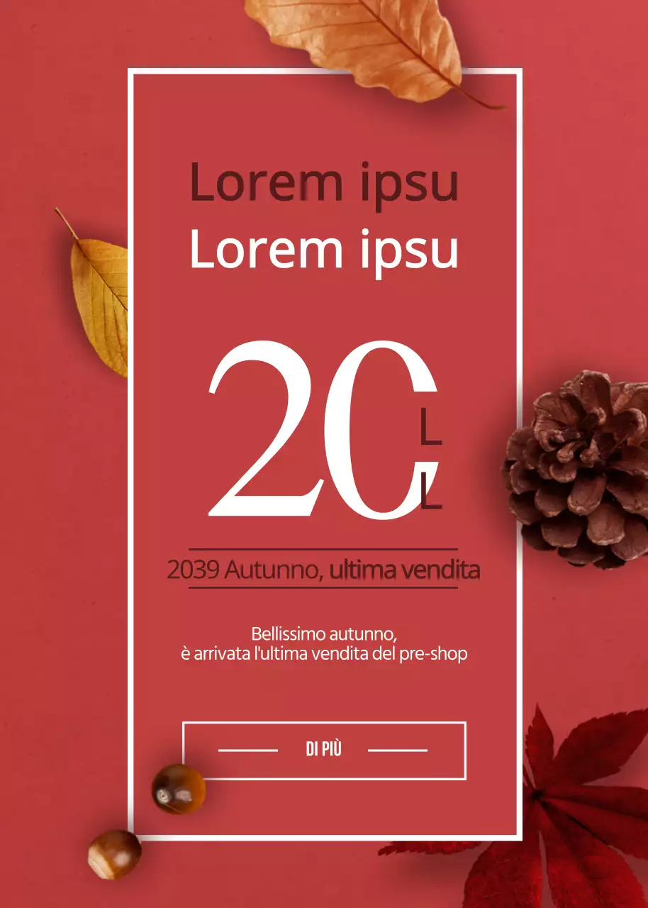 Autunno, ultima vendita