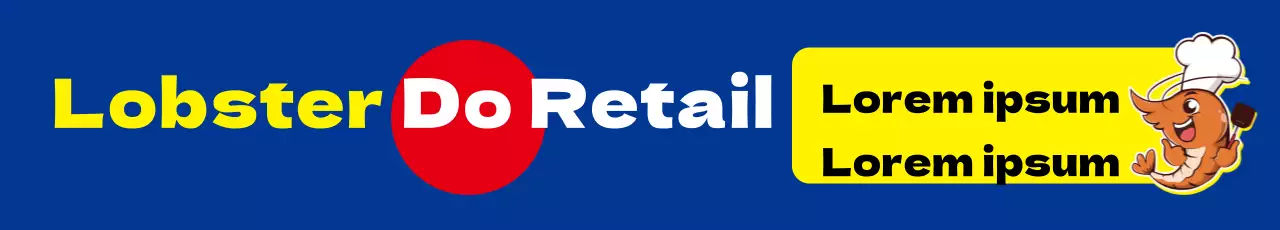 Bannière de crevettes royales au détail_Garo