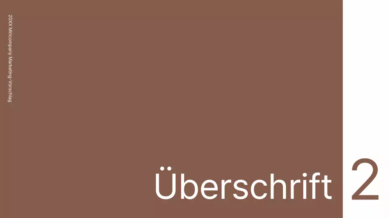 Ein Business-Konzept-Kit mit minimalistischen und einfachen Linien in Braun.