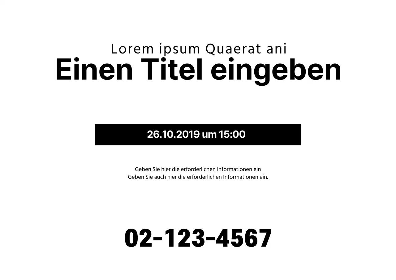 EinfacherText_Garoposter