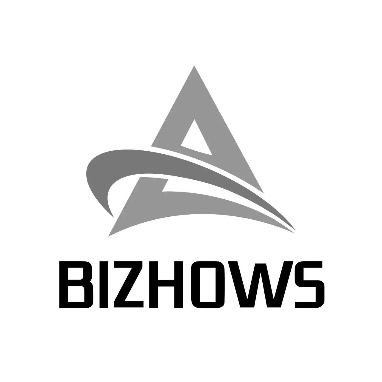 灰色 モダン ビジネス ロゴ