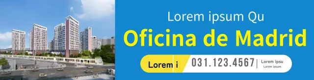 Imagen de apartamento azul para promocionar su propiedad