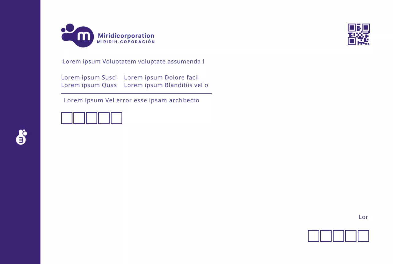 Logotipo morado Clean Business