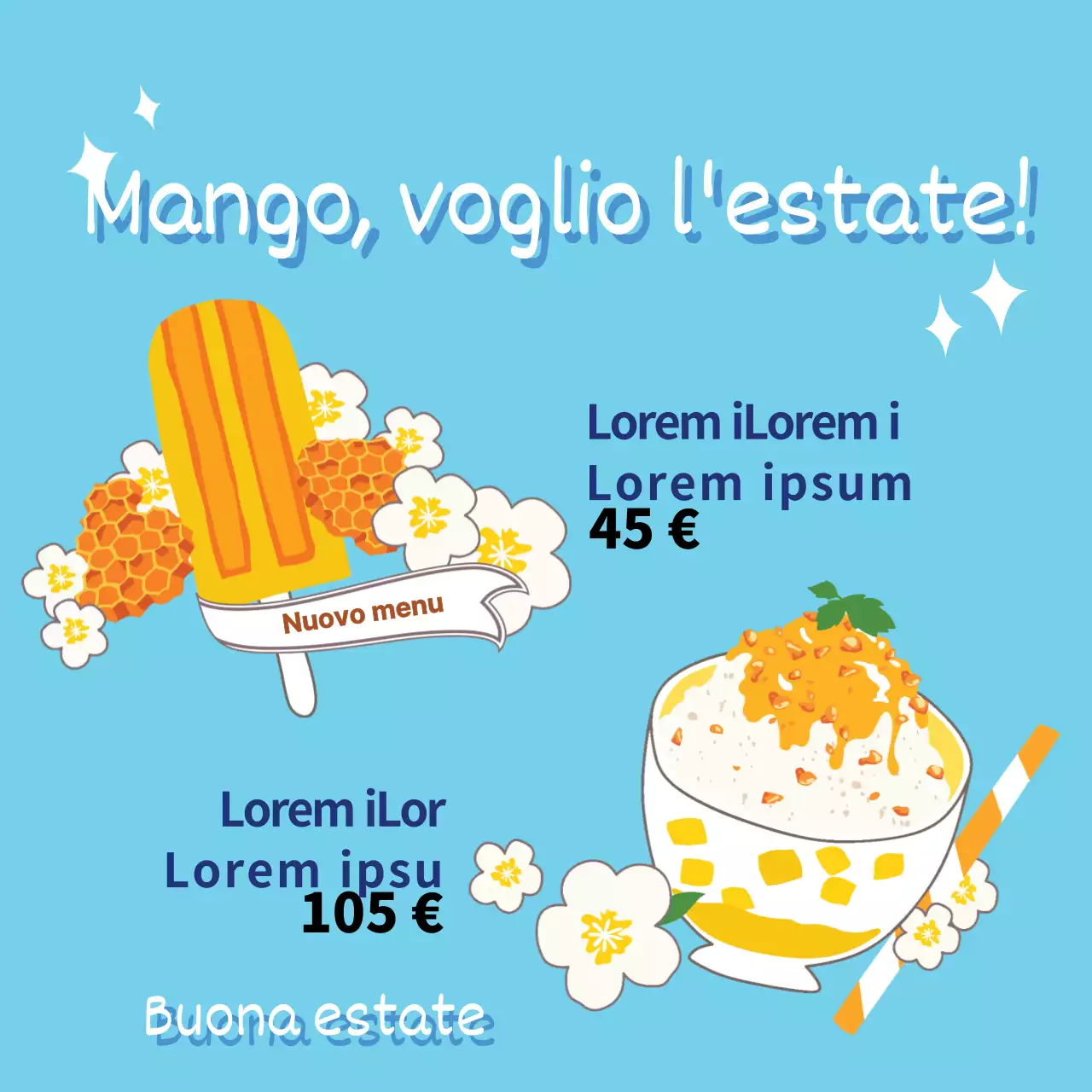 Mango, ti prego di avere un'estate