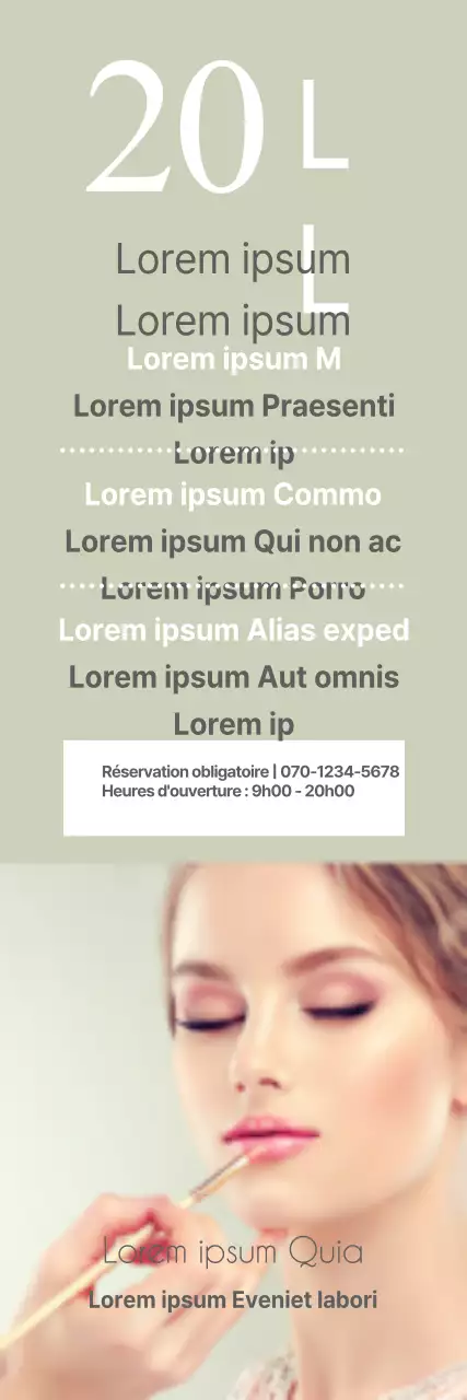 Vente de produits de beauté