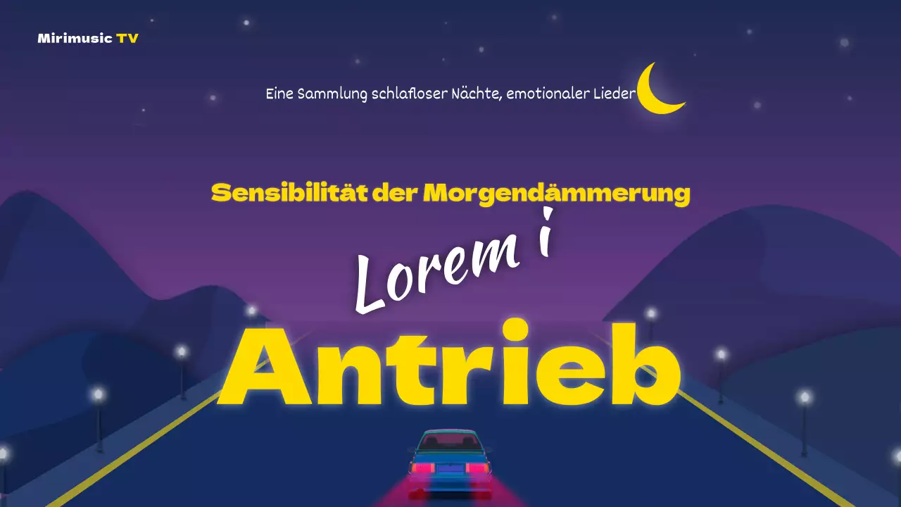 Lila Gelbe Morgendämmerung Inspirational Drive Musik Playlist