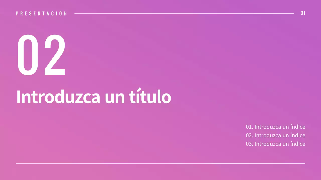 Presentación de distintos diseños con conceptos gráficos de degradado rosa